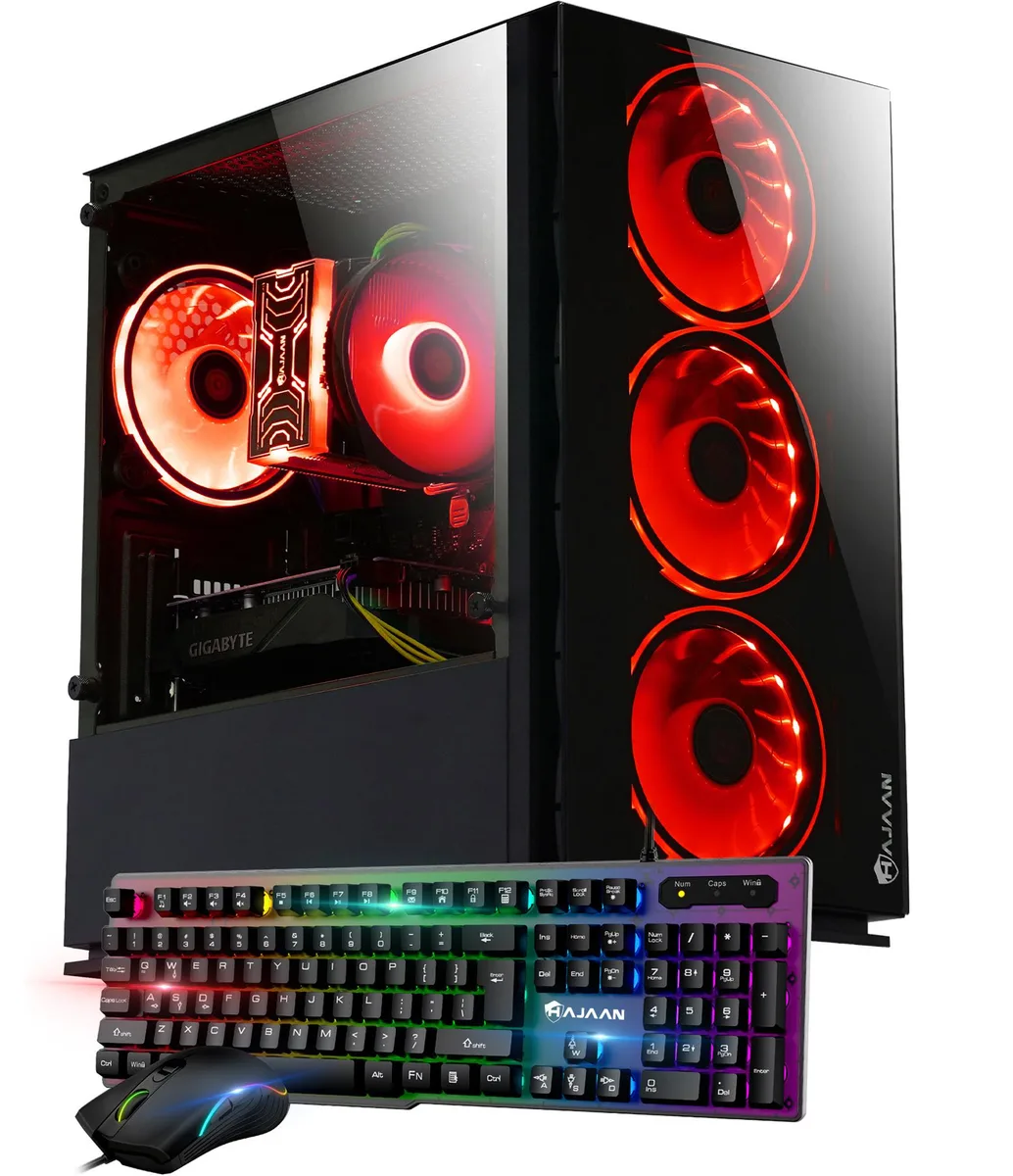 HAJAAN HAJAAN BREEZE Gaming PC Ryzen 7 5700X GTX 1660 Super 32GB DDR4 1TB NVMe — product photo