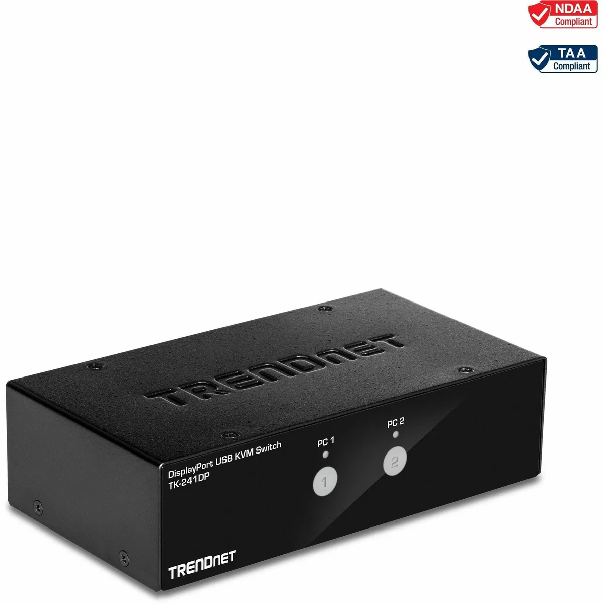 TRENDnet TRENDnet TK-241DP 2-Port DisplayPort 1.2 KVM Switch 4K 60Hz — product photo