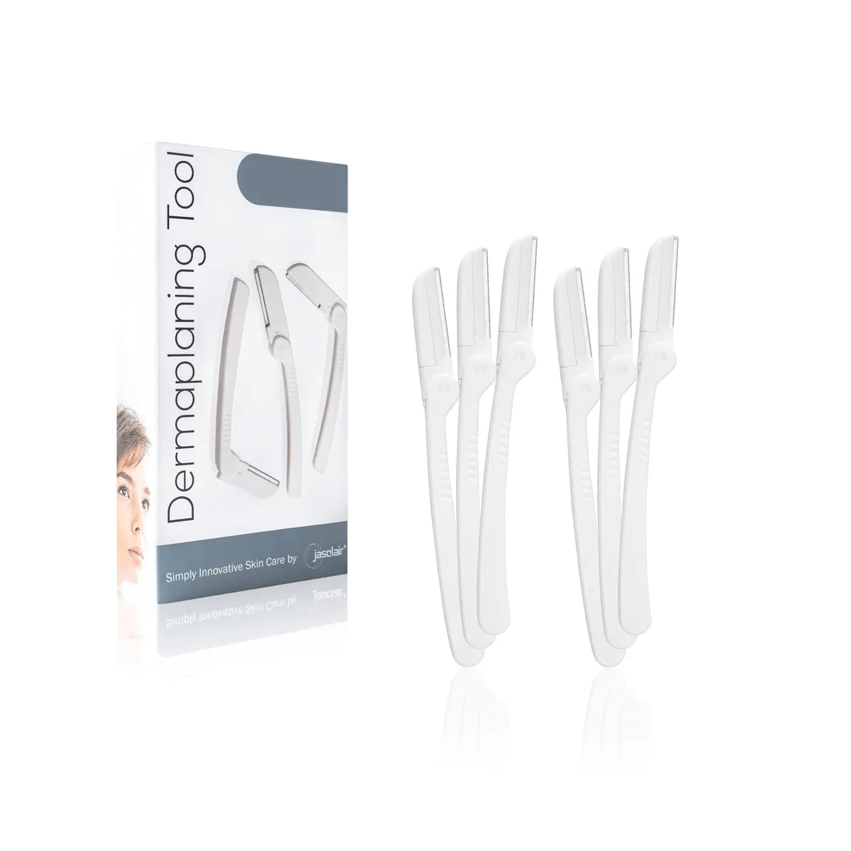  jasclair Dermaplaning Razor 6 Count Shavers For Women 1.45 ounces — product photo