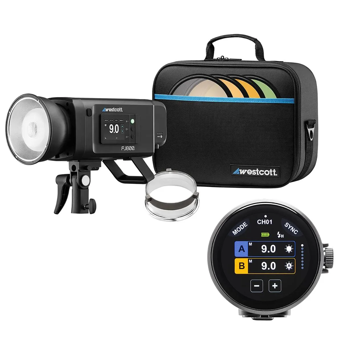 Westcott Westcott FJ800 800W strobe bundle battery trigger 5050 B studio — product photo