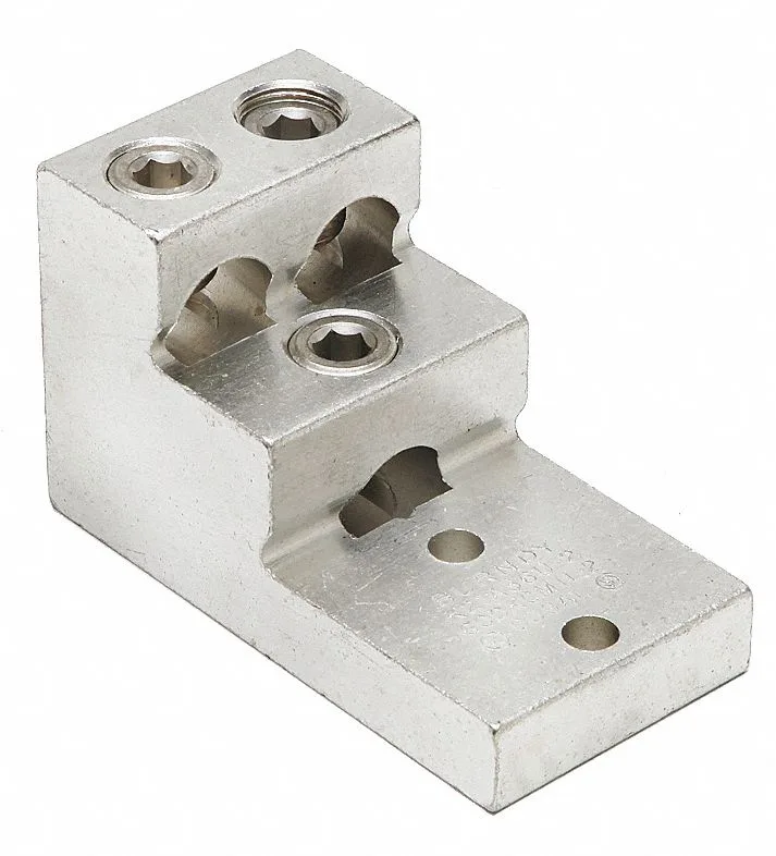 Burndy Burndy Panelboard Lug 2AWG 4.91in Tin-Plated Aluminum — product photo