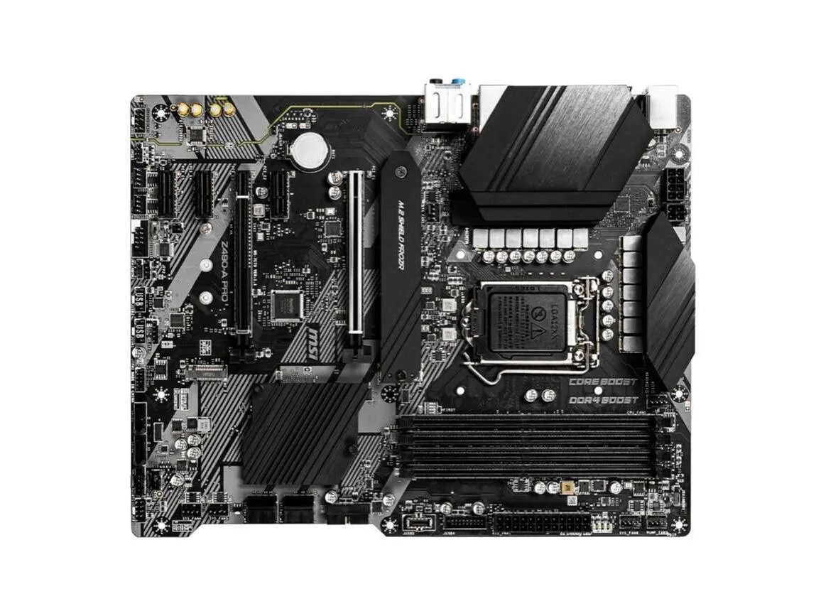 MSI MSI Z490-A PRO LGA 1200 Intel Z490 ATX Motherboard — product photo