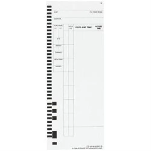 Pyramid Technologies Pyramid Technologies 4410010 Time Cards 100 Pack 3.5 x 8.5 — product photo