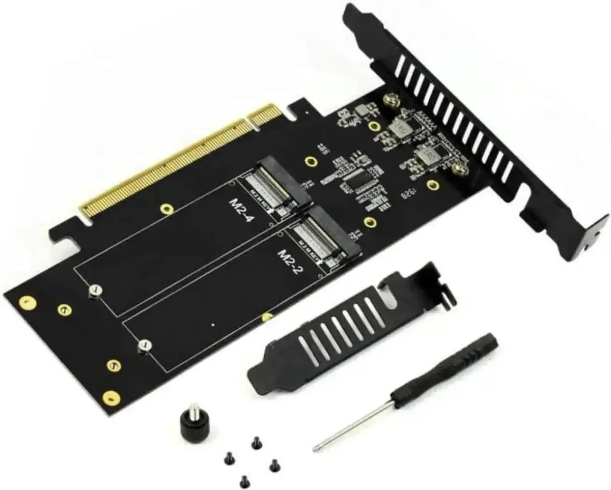 Vszerda Vszerda M.2 X16 to 4X PCIe 4.0 Expansion Card eSATA Cable — product photo