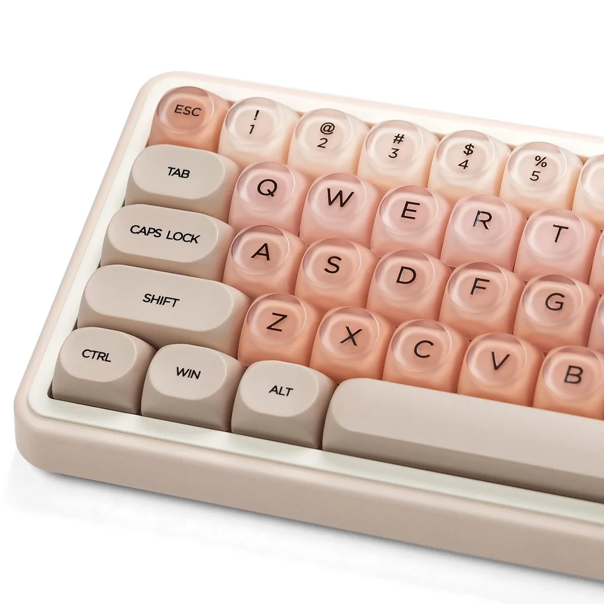 Womier Womier Jelly Pink MOA PBT Keycaps 132 Keys — product photo