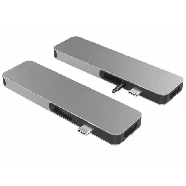 Sanho Corporation Sanho Corporation USB-C Hub 7-in-1 Gray #SAGN21DG — product photo