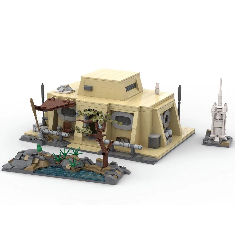 ZITIANYOUBUILD ZITIANYOUBUILD The Protagonist's Cabin Hut 1317 Pieces MOC — product photo