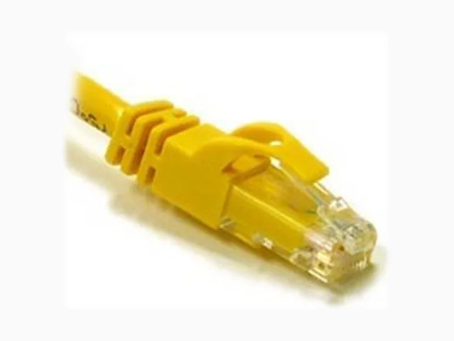 Cables To Go Cables To Go 27191 Cat6 network ethernet cable 3 ft Yellow — product photo