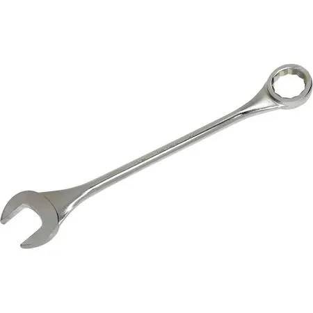 Gray Tools 75 mm 12-point combination wrench satin chrome finish