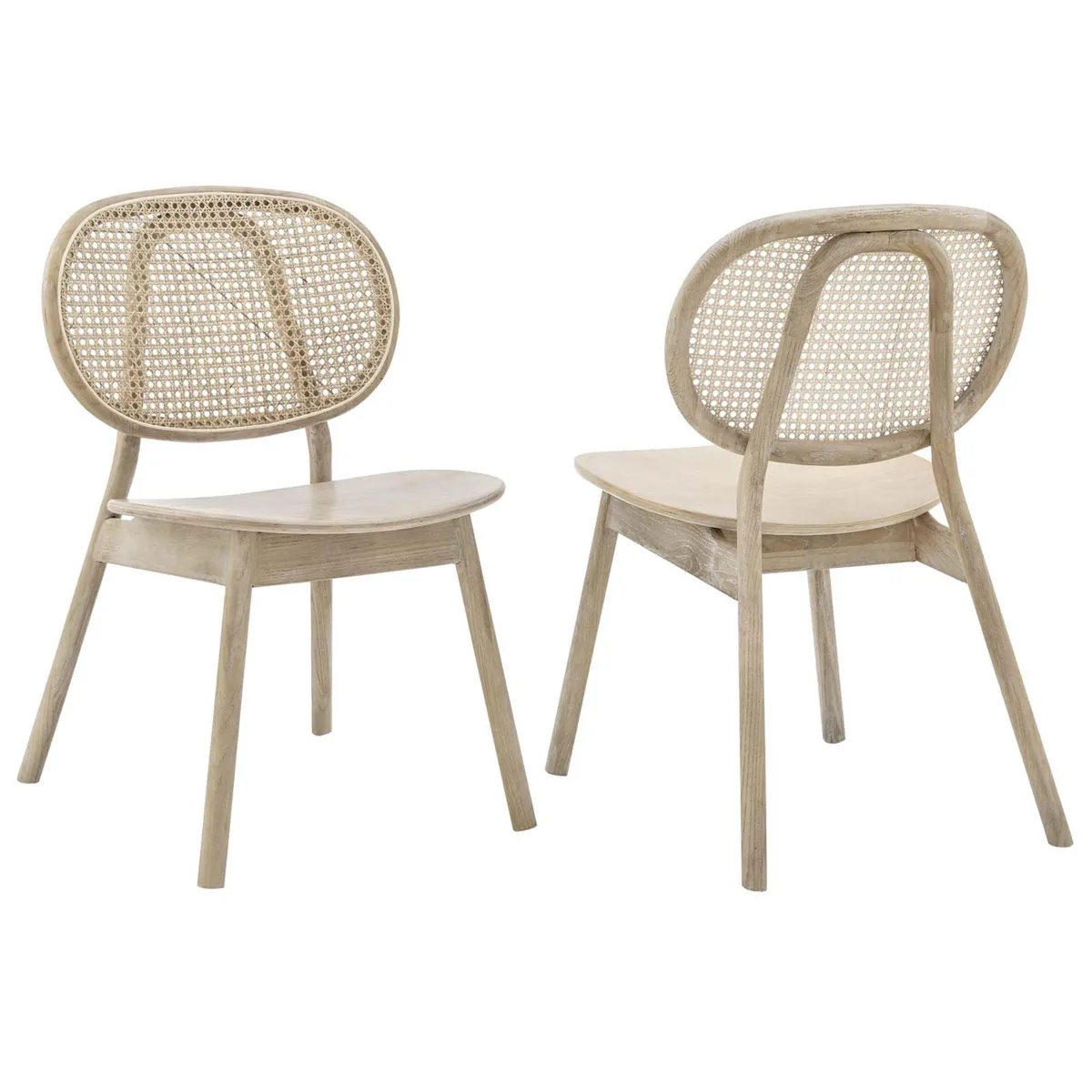 LexMod LexMod Malina Wood Dining Side Chair Set of 2 — product photo