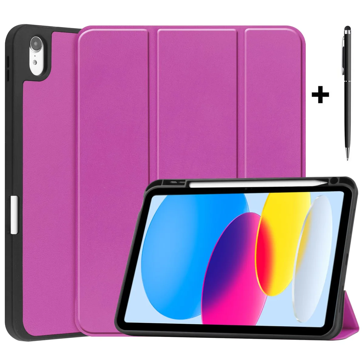 Werleo Werleo iPad 10th Gen 10.9 2022 Cover Case Rose Red — product photo