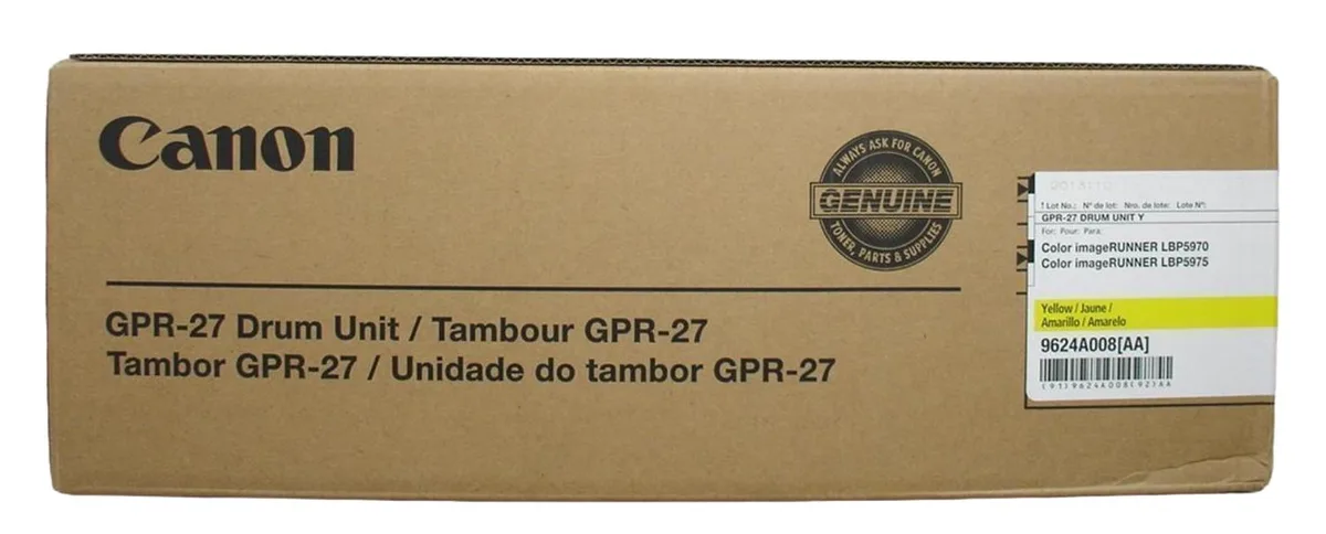 Canon Canon GPR-27 Yellow Drum Unit 9624 40000 pages — product photo