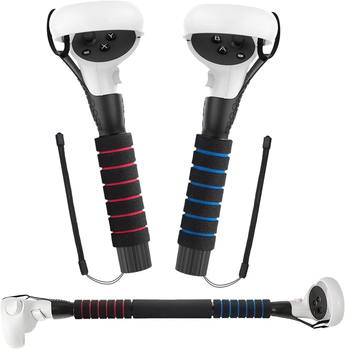 Werleo Werleo VR Accessories Dual Handles Extension Grips Black — product photo