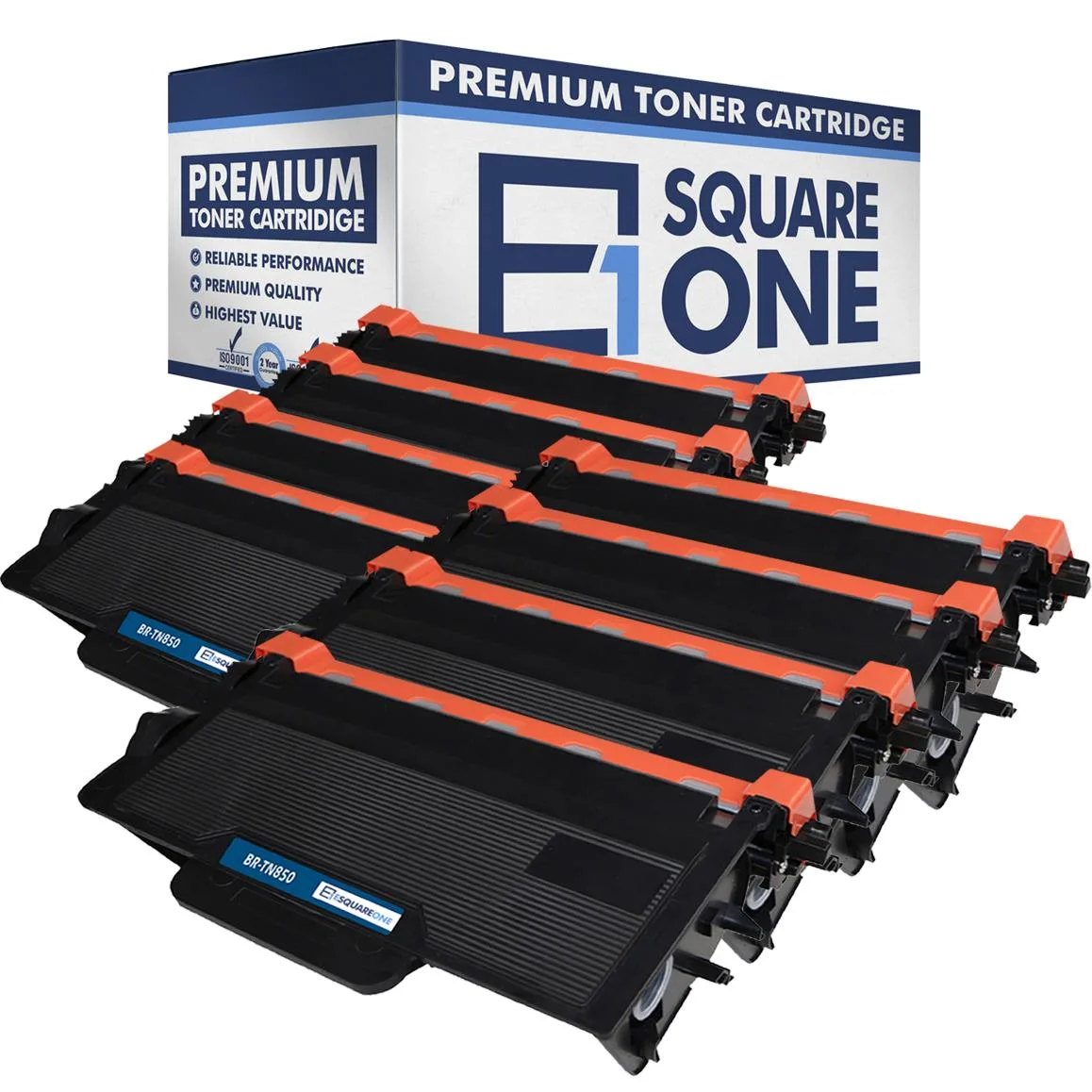 eSquareOne eSquareOne S1-BR-TN850-08 toner cartridge 8-pack black TN850 TN820 — product photo