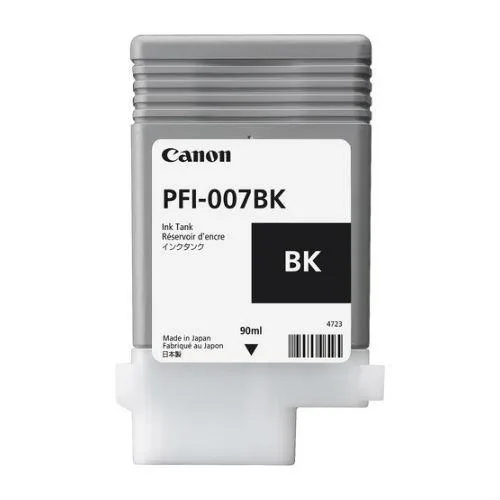 Canon Canon 2143C001 PFI-007 90ml dye black ink cartridge — product photo
