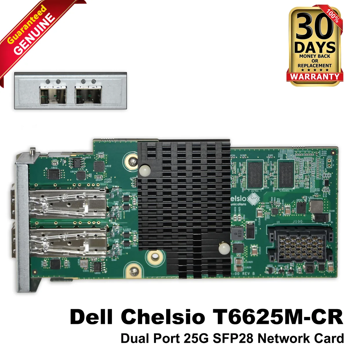 DELL DELL T6625M-CR Dual Port 25G SFP28 Network Card laptop replacement part — product photo