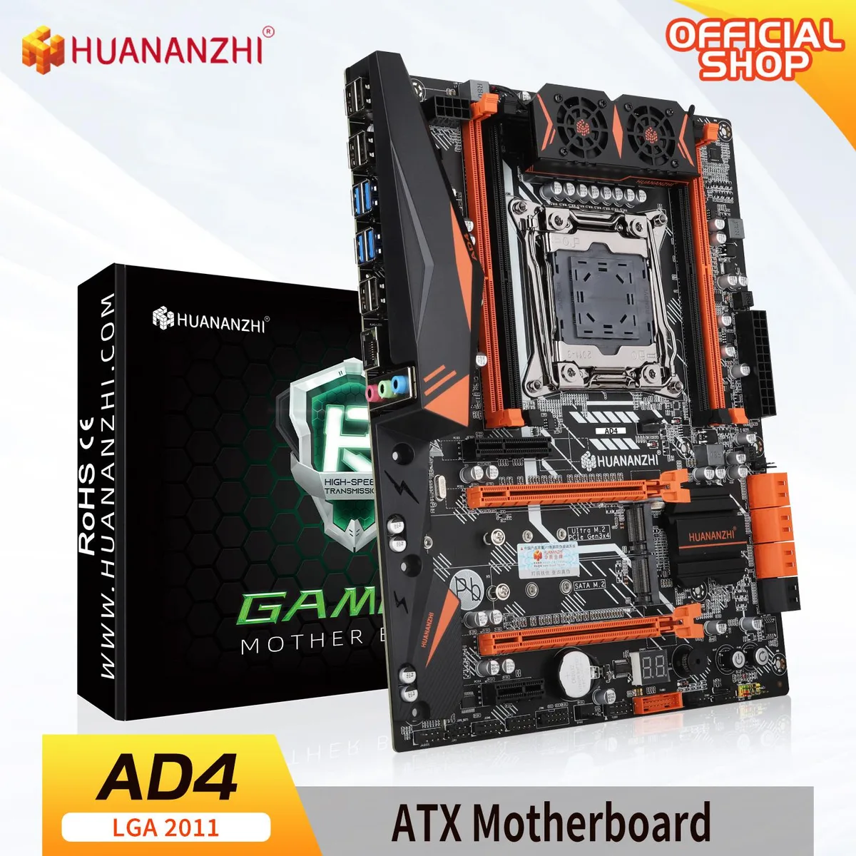 HUANANZHI HUANANZHI X99 AD3 REV3.0 Intel motherboard — product photo