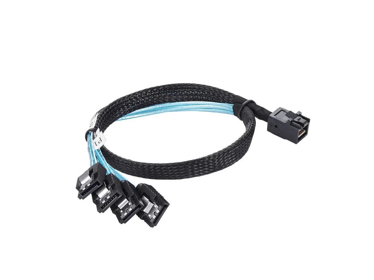 BUCIER BUCIER SFF-8643 to 4X SATA cable .5M — product photo