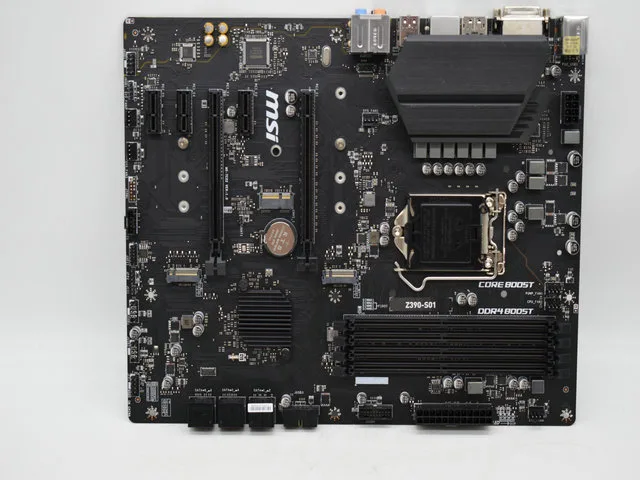 MSI MSI Z390-S01 Intel motherboard LGA 1151 Z390 ATX DDR4 M.2 — product photo