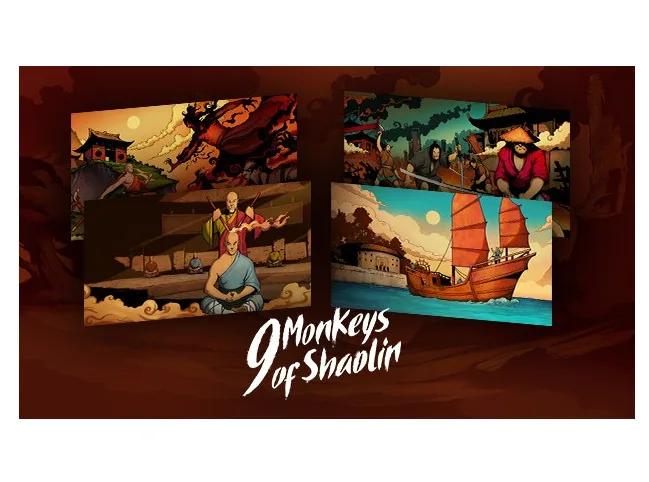 ESDigital Games ESDigital Games 9 Monkeys of Shaolin HD Wallpapers downloadable game — product photo
