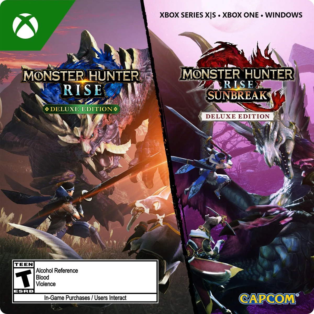 Capcom Capcom G3Q-01924 Monster Hunter Rise + Sunbreak Deluxe downloadable game — product photo