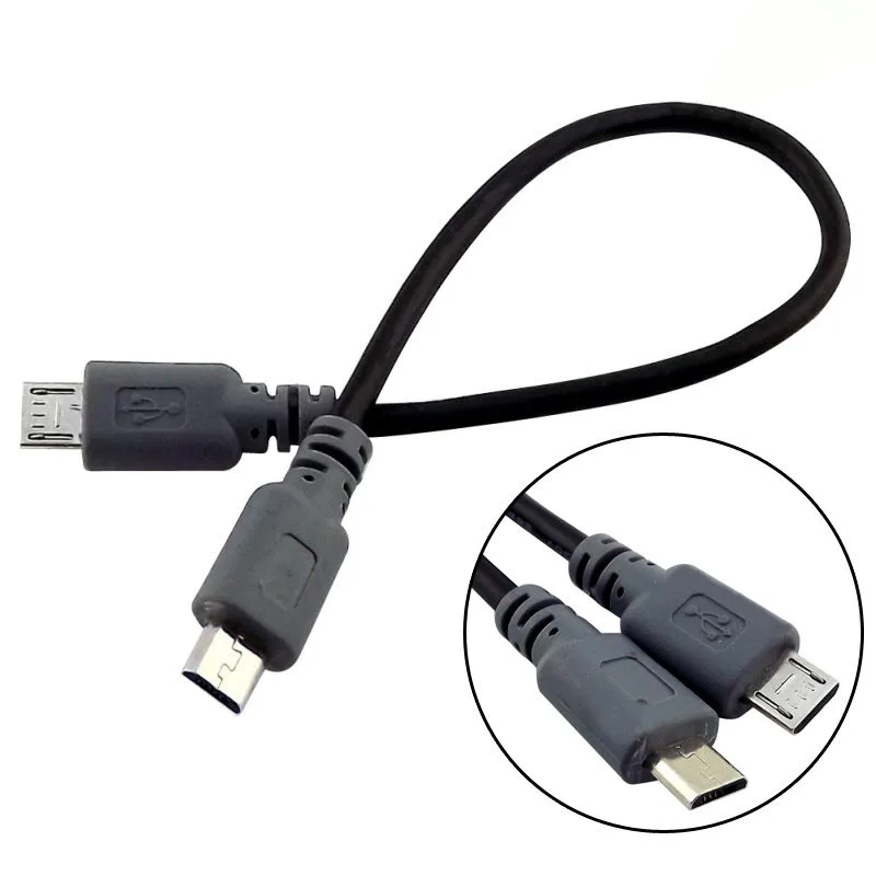TeKit TeKit Micro USB B Male to Micro USB B Male OTG Cable 30cm — product photo