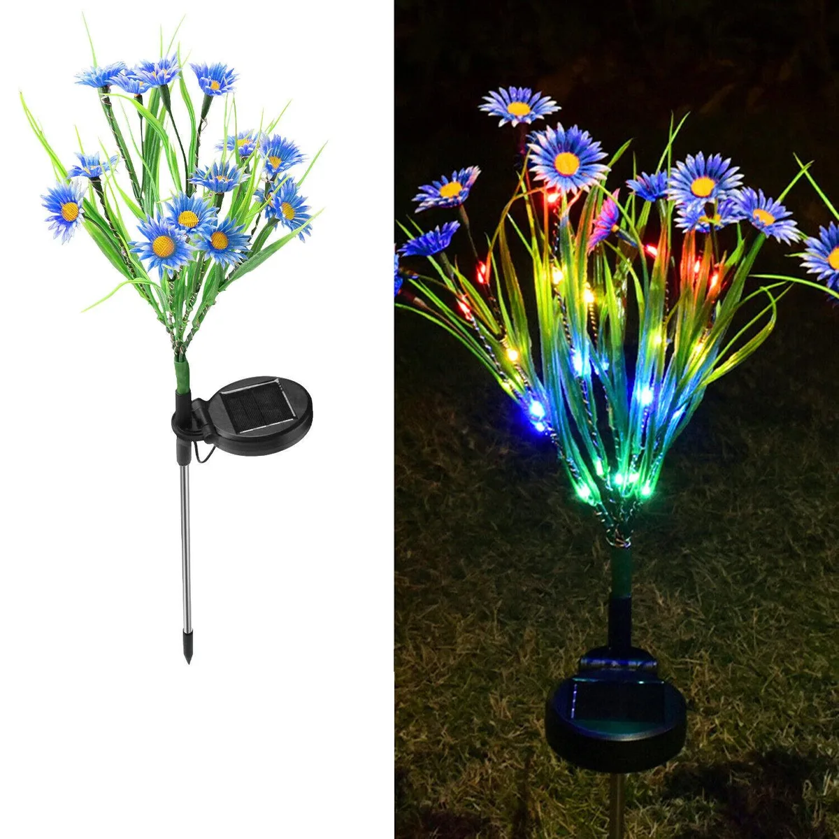 The Perfect Part The Perfect Part Solar Garden Light Blue 21 LED 600mAh IP66 66cm — product photo