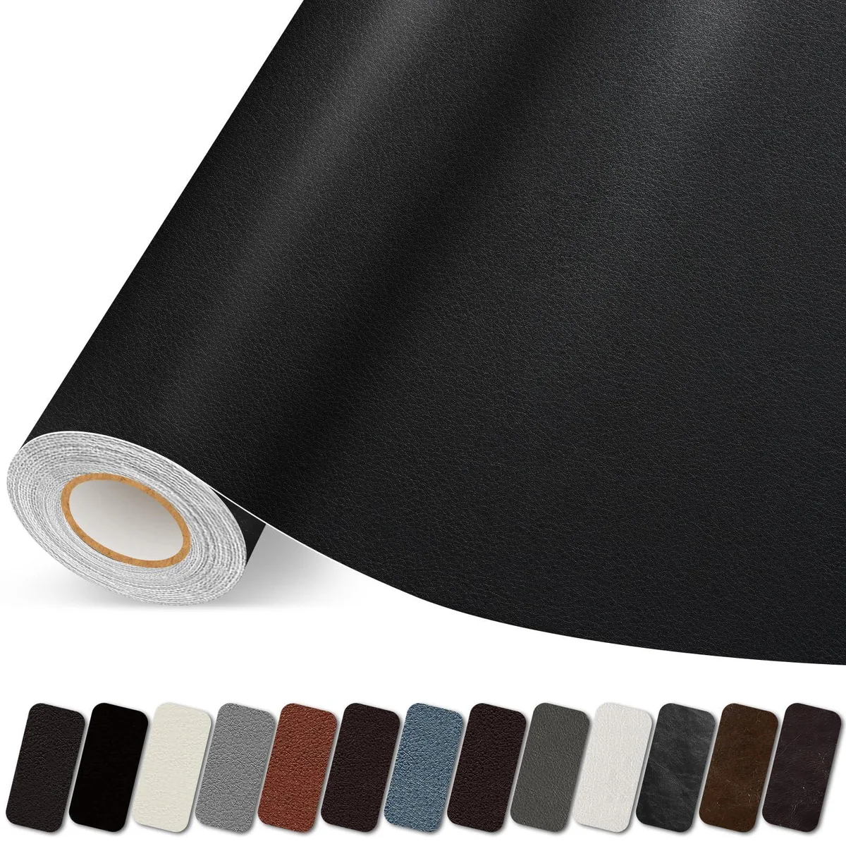  Avery 17X79 Inch Self Adhesive Leather Repair Tape Black — product photo