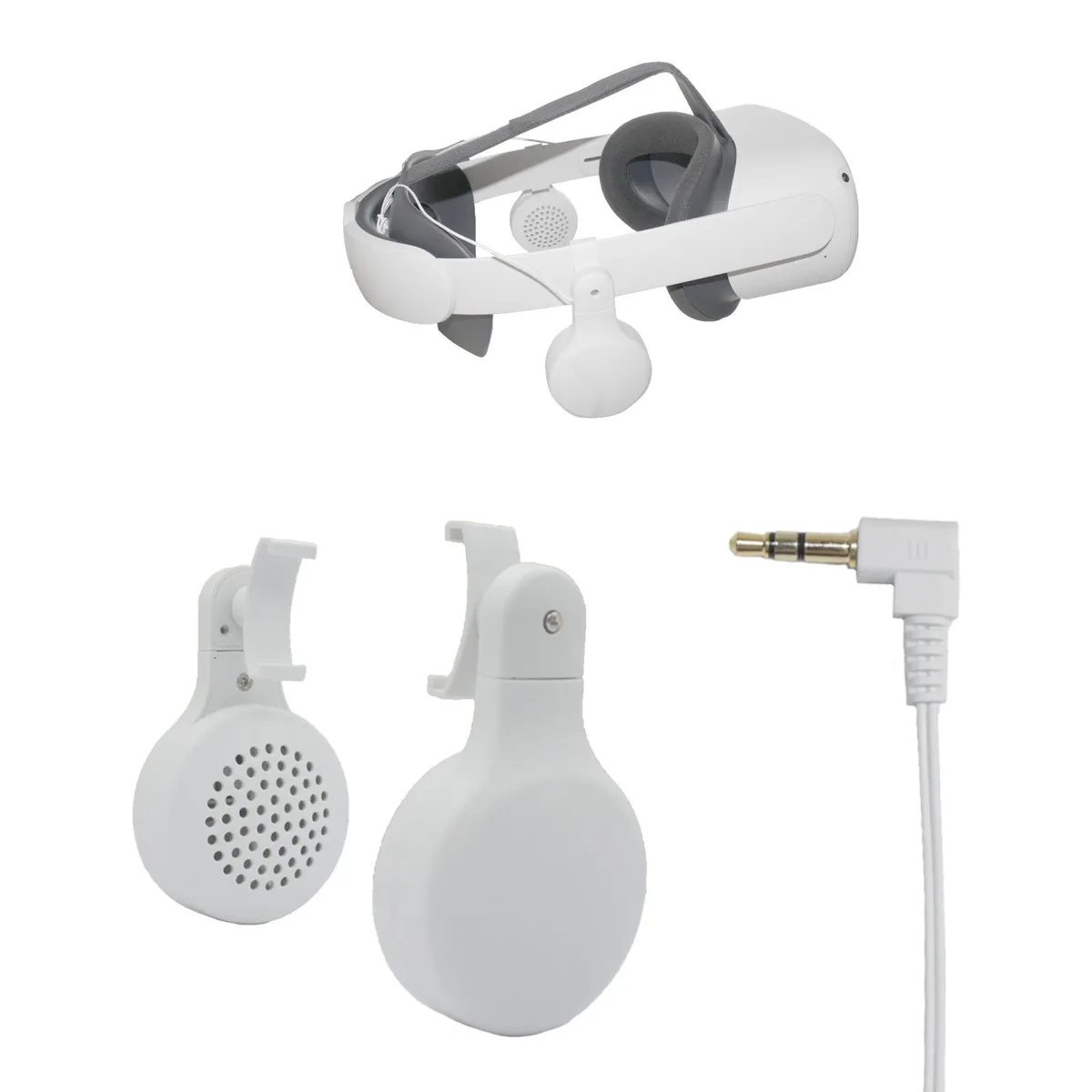 SOVAWIN SOVAWIN Gaming Premium Rotating Headphones White 360 vr accessory — product photo