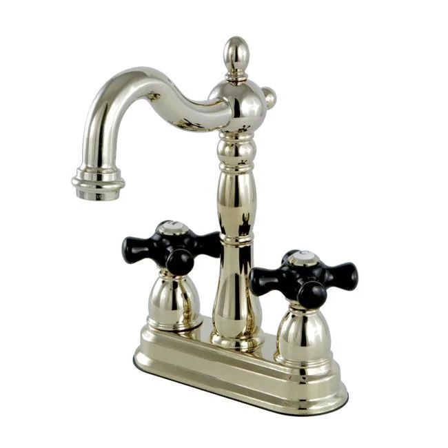 KINGSTON BRASS KINGSTON BRASS KB1492PKX 4 in. Centerset Bar Faucet, Polished Brass — product photo