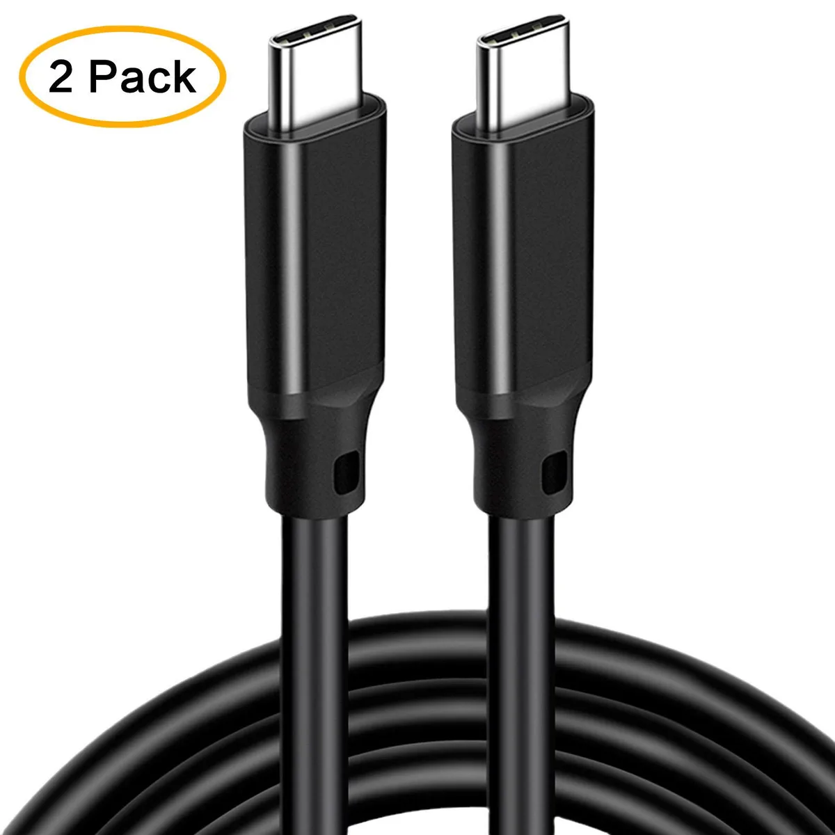 ESTONE ESTONE PQ099 USB 3.2 Gen 2x2 USB C to C cable 3.3ft 20Gbps 100W 4K 60Hz black — product photo