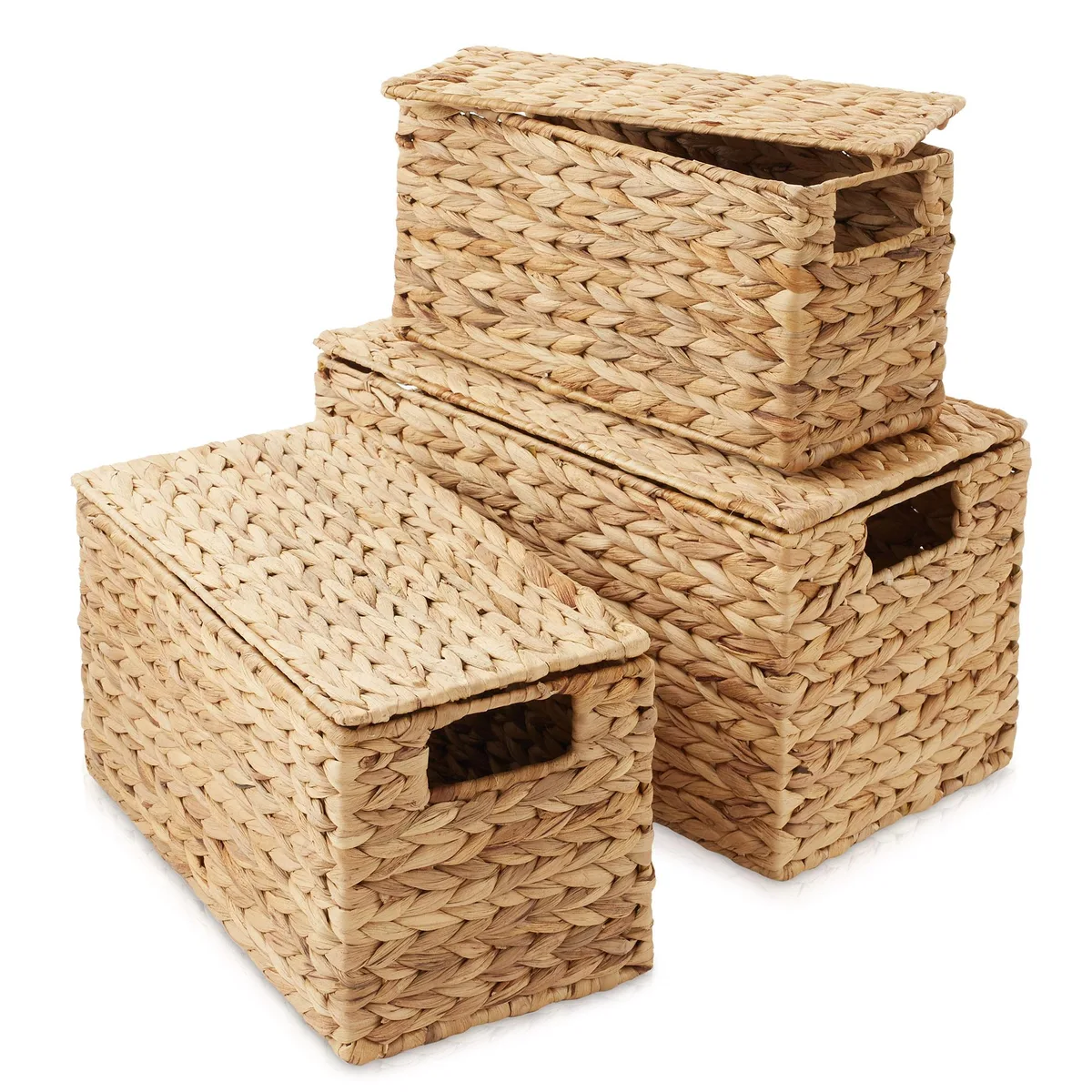 Casafield Casafield STO-S6184-NAT 3-Piece Water Hyacinth Closet Organization — product photo