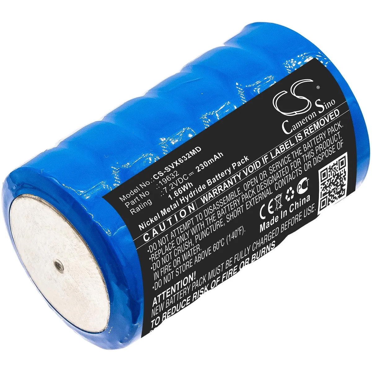 Cameron &amp; Co Cameron &amp; Co DS-CS-SVX632MD 7.2V 230mAh Ni-MH Blue — product photo