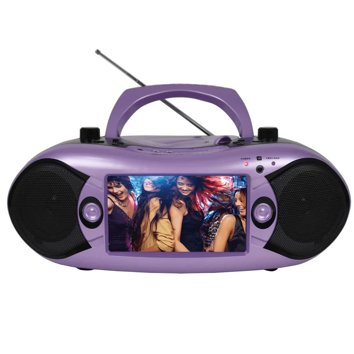 Emerson Emerson 7" LCD DVD Boombox Lilac — product photo