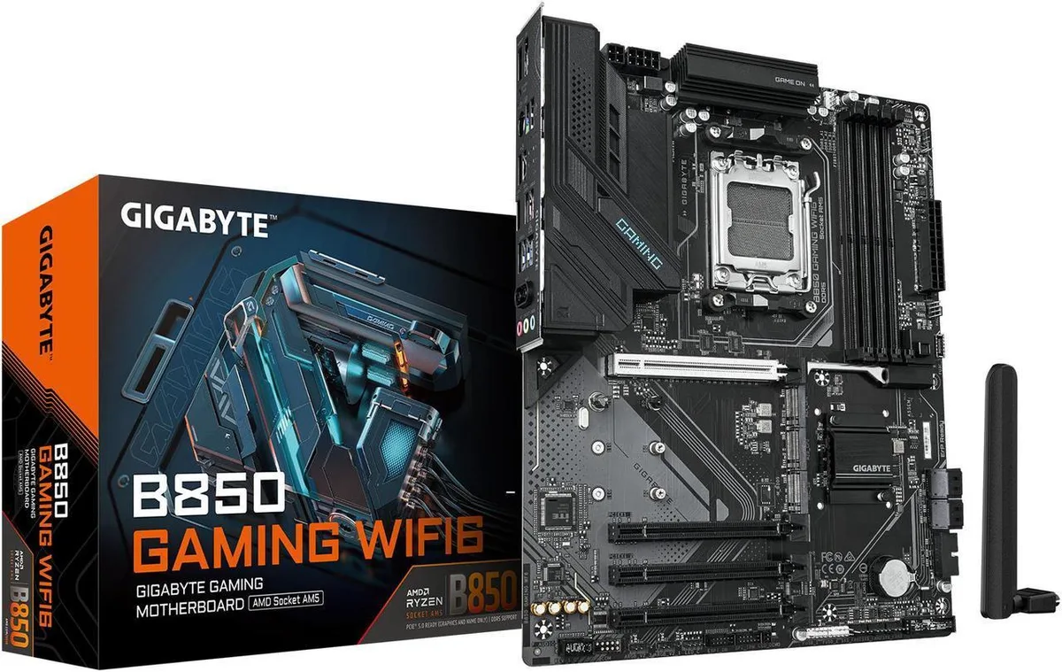 GIGABYTE GIGABYTE B850 GAMING WIFI6 AMD motherboard — product photo