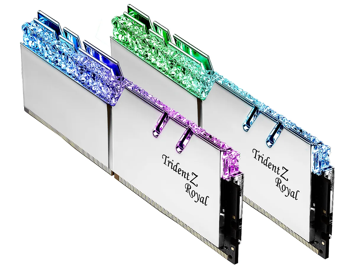 G.SKILL G.SKILL Trident Z Royal F4-3600C14D-32GTRS 32GB (2×16GB) DDR4 3600 CL14 desktop RAM — product photo