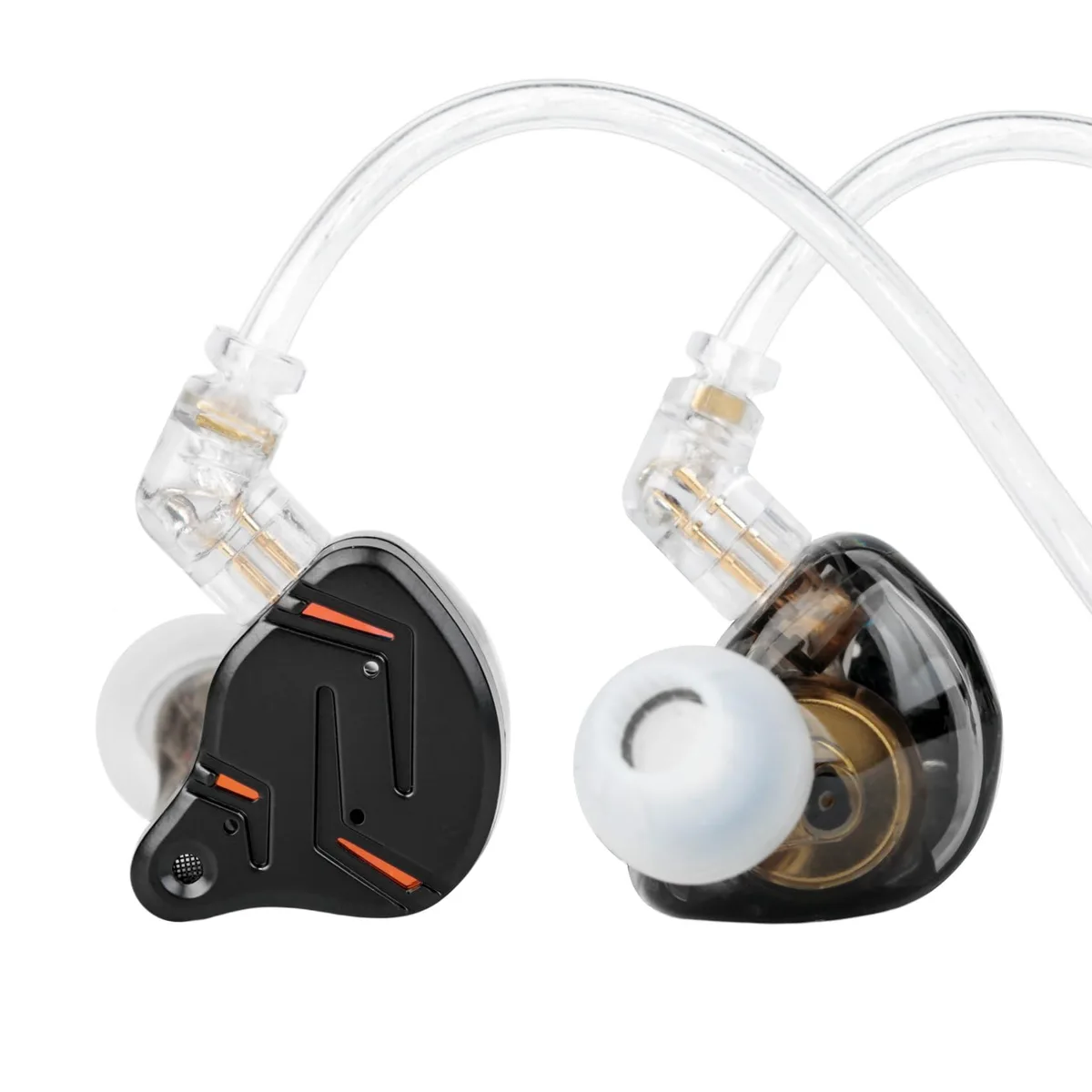  KZ ZST PRO X 1BA 1DD Hybrid In-Ear Headphones 40 ohm Black Gold — product photo