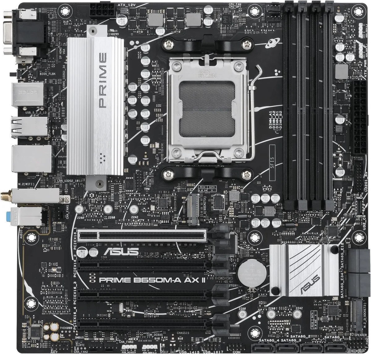ASUS ASUS PRIME B650M-A AX II AMD motherboard — product photo