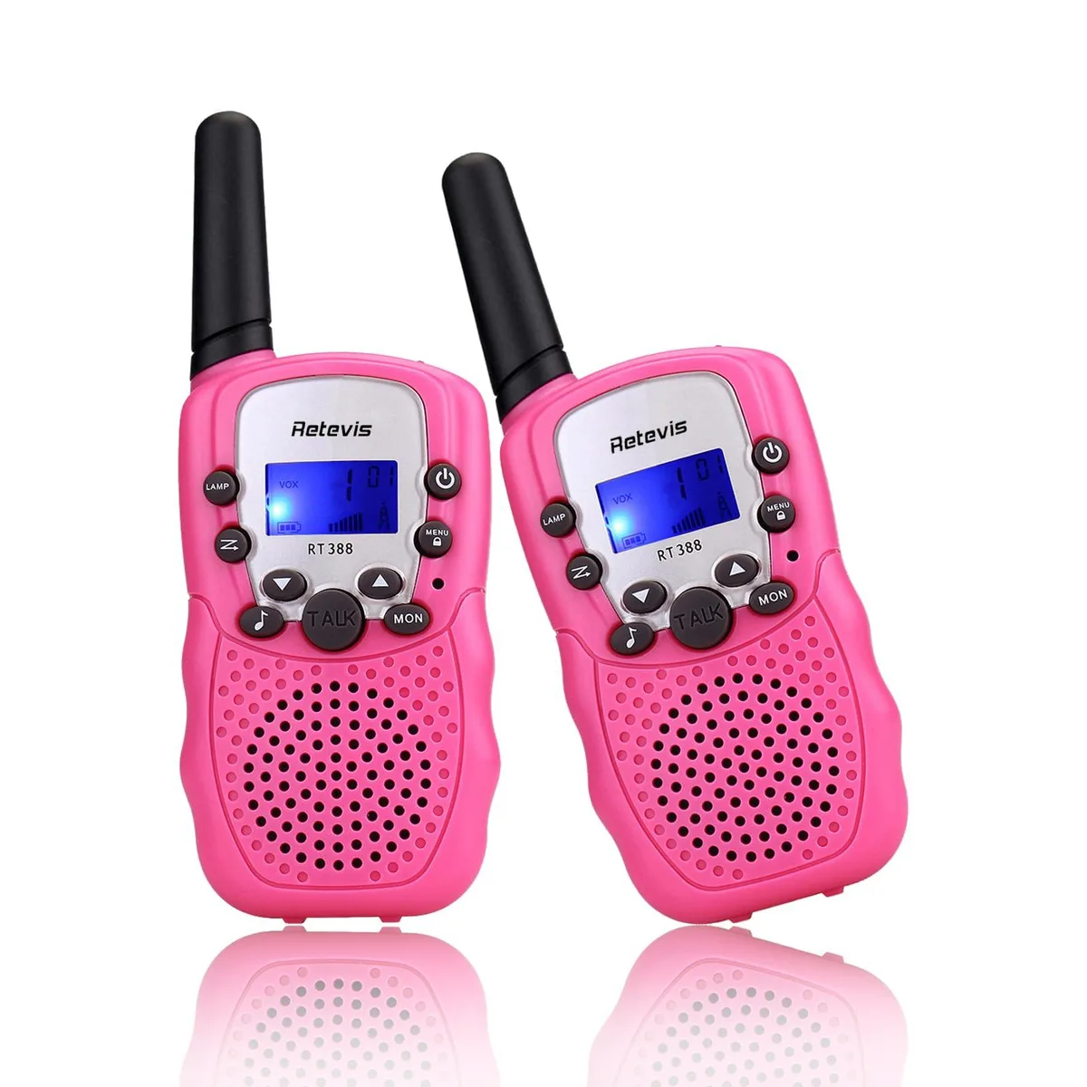 KEHIPI KEHIPI RT-388 Two-Way Radio 22 CH Pink 2 Pack — product photo
