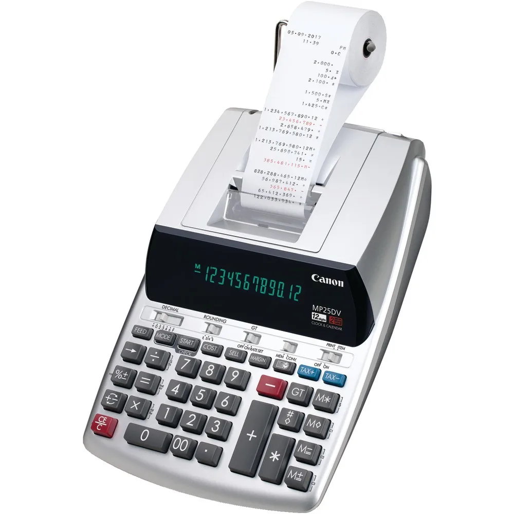 Canon Canon 2202C001 12-Digit Printing Calculator Gray — preces foto
