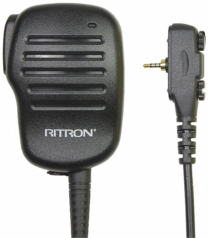 Ritron Ritron RSM-6X Remote Speaker Mic Polycarbonate 20 in 2.5 mm jack — product photo