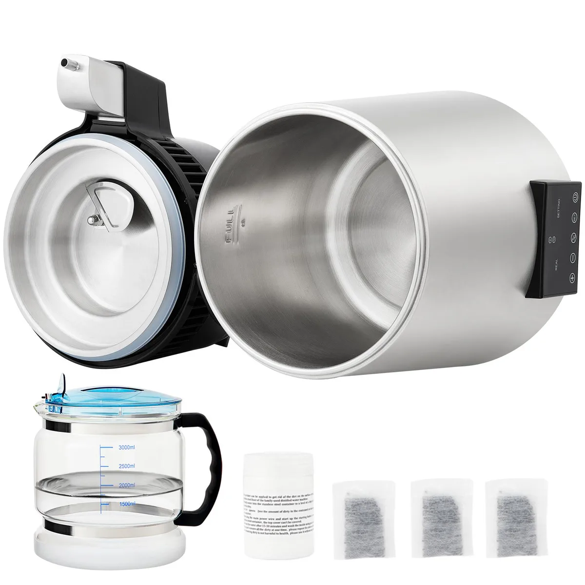 VEVOR VEVOR YMK40230 4L Water Distiller 1.5L/H Silver — product photo