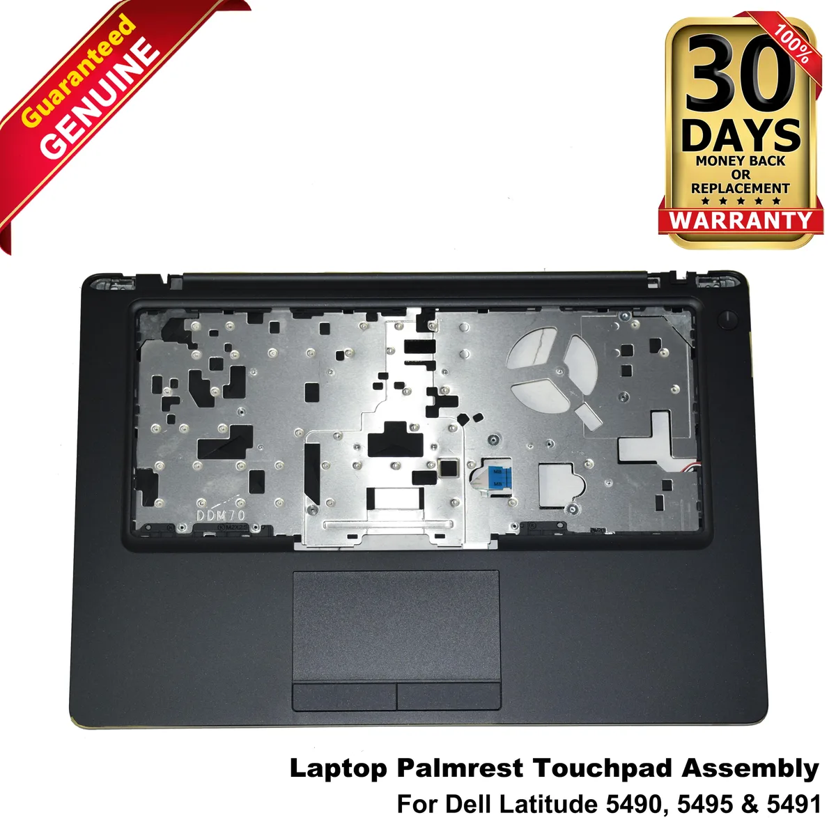 DELL DELL Latitude 5490 5491 5495 Palmrest Touchpad Assembly 7K4V1 laptop replacement part — product photo