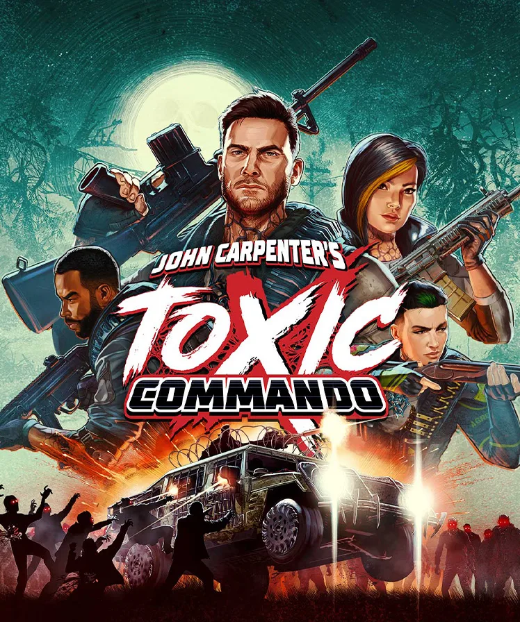 Steam key card for John Carpenter's Toxic Commando PC game