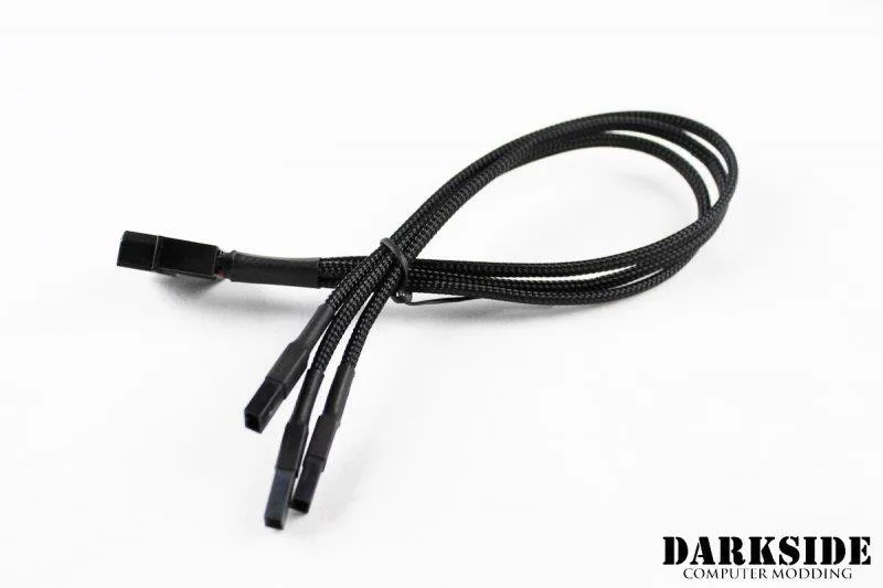 Darkside Computer Modding Darkside Computer Modding Type 11 3-Way Molex Cable 12" DS-0396 — product photo