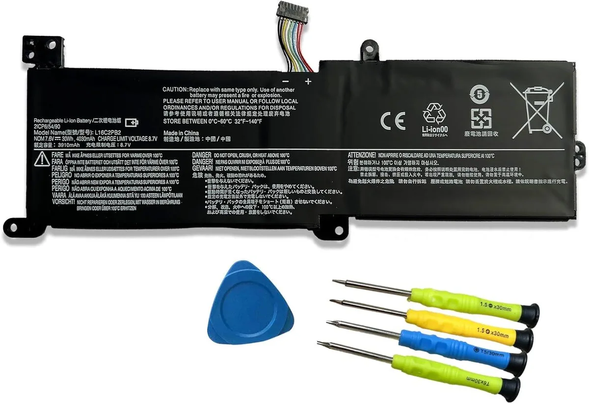 PISKEKAT PISKEKAT L16C2PB2 laptop battery 7.6V 30Wh 4030mAh — product photo