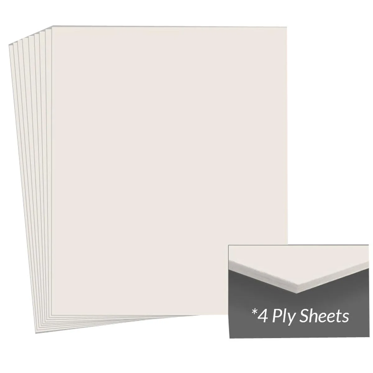 Archival Methods Archival Methods Museum Board 14x18 Natural White 4 Ply 25 Pack — product photo