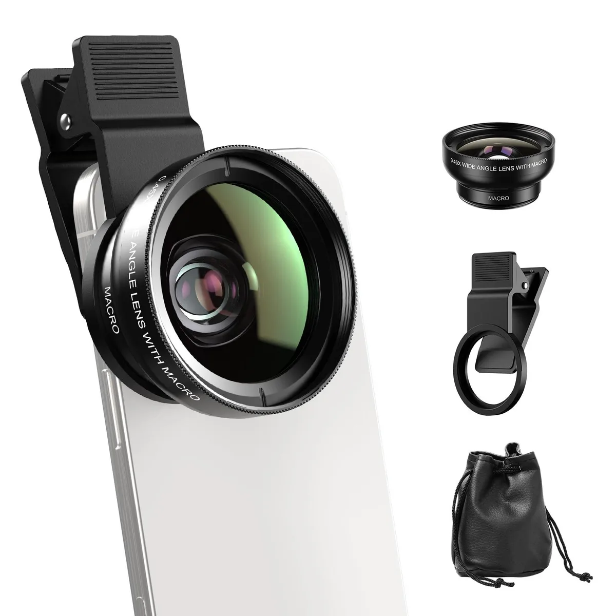  Vivitar 0.45XWM 0.45x Wide Angle 12.5x Macro Clip-On Lens Kit — product photo