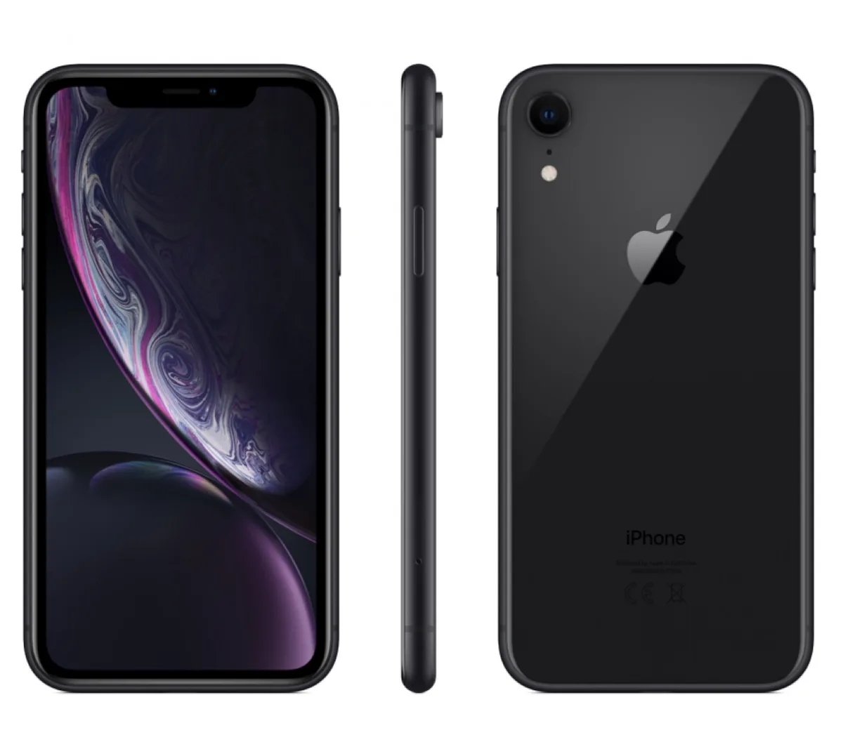 Apple Apple iPhone XR A1984 64GB Black unlocked cell phone — product photo