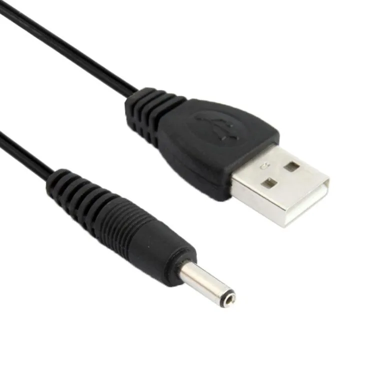 eForChina eForChina USB Male to DC 3.5 x 1.35 mm Power Cable 1.2 m Black — product photo
